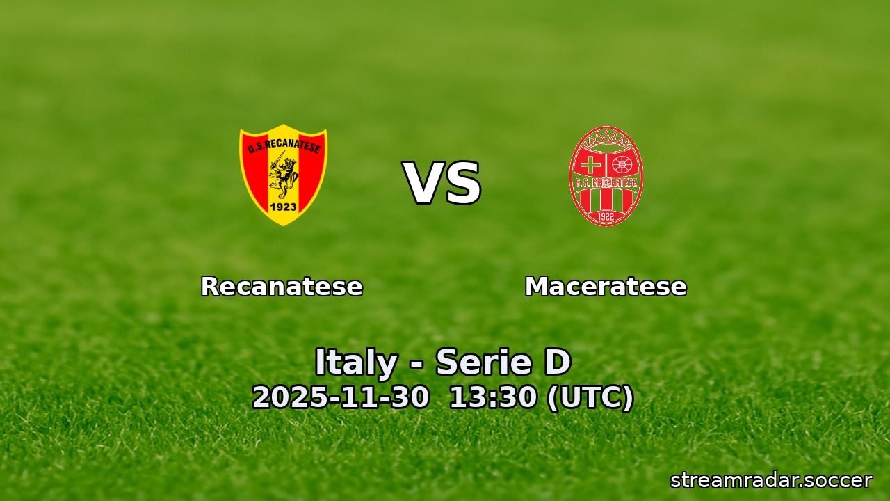Recanatese vs Maceratese