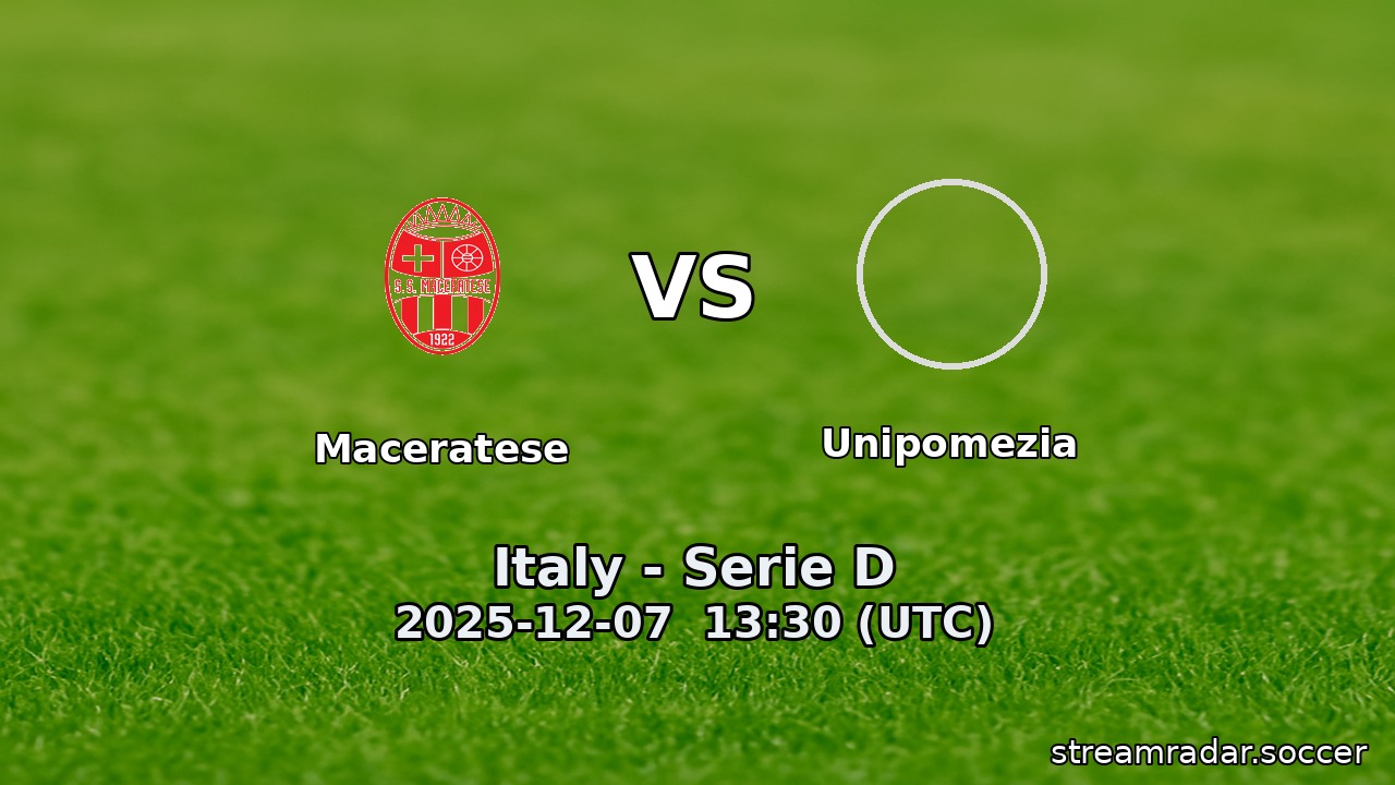Maceratese vs Unipomezia
