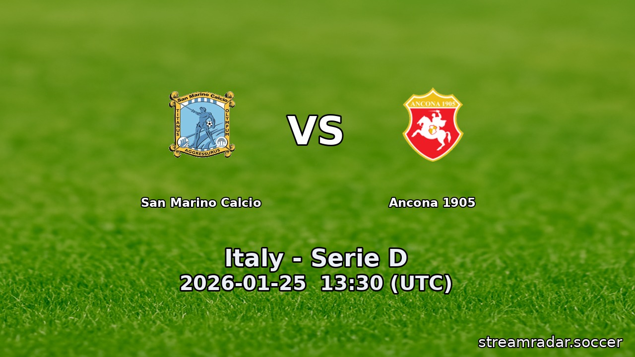 San Marino Calcio vs Ancona 1905