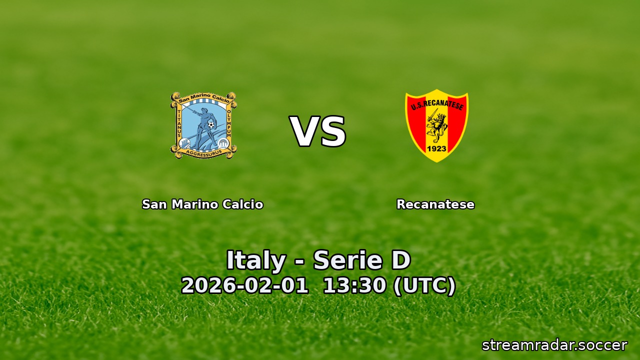 San Marino Calcio vs Recanatese