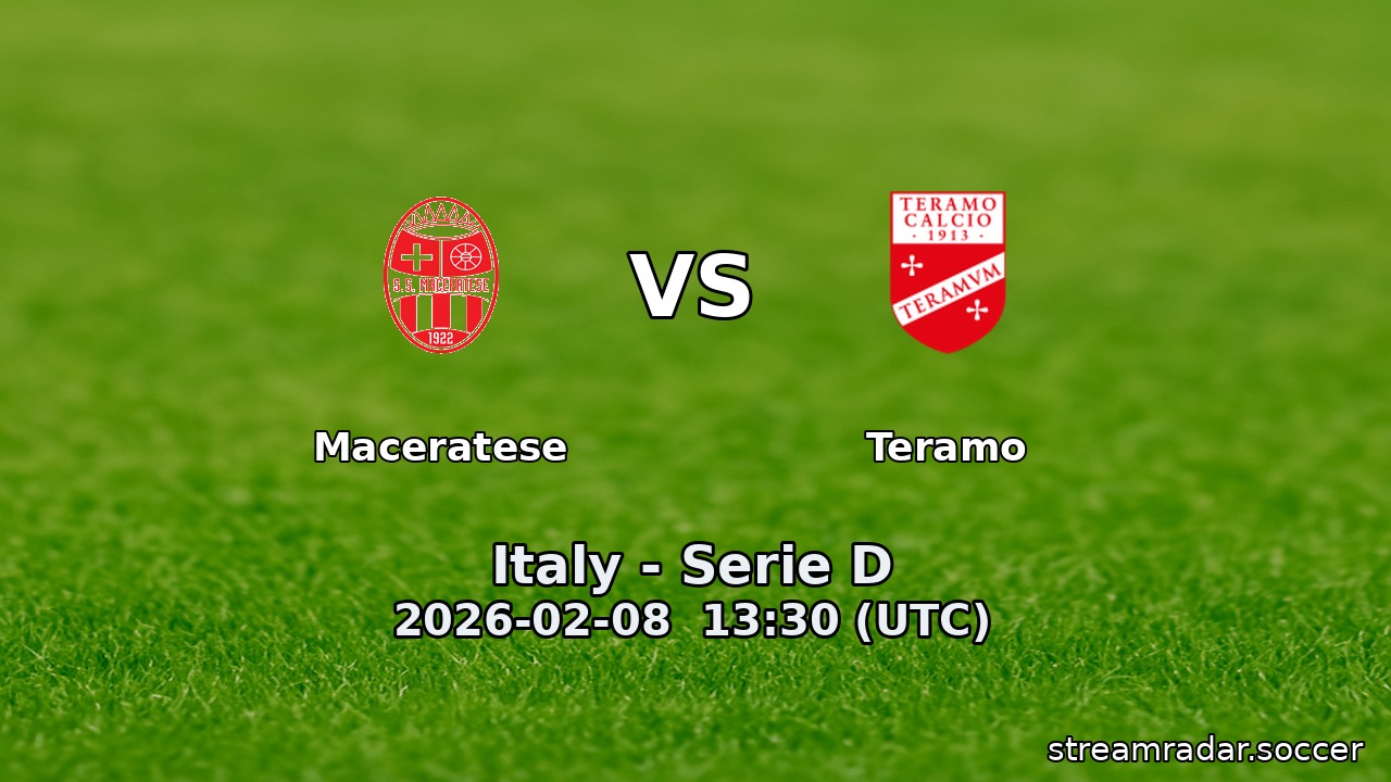 Maceratese vs Teramo
