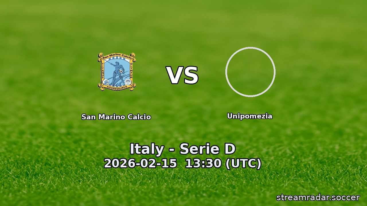 San Marino Calcio vs Unipomezia