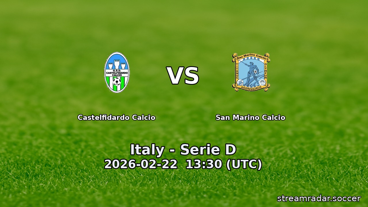 Castelfidardo Calcio vs San Marino Calcio