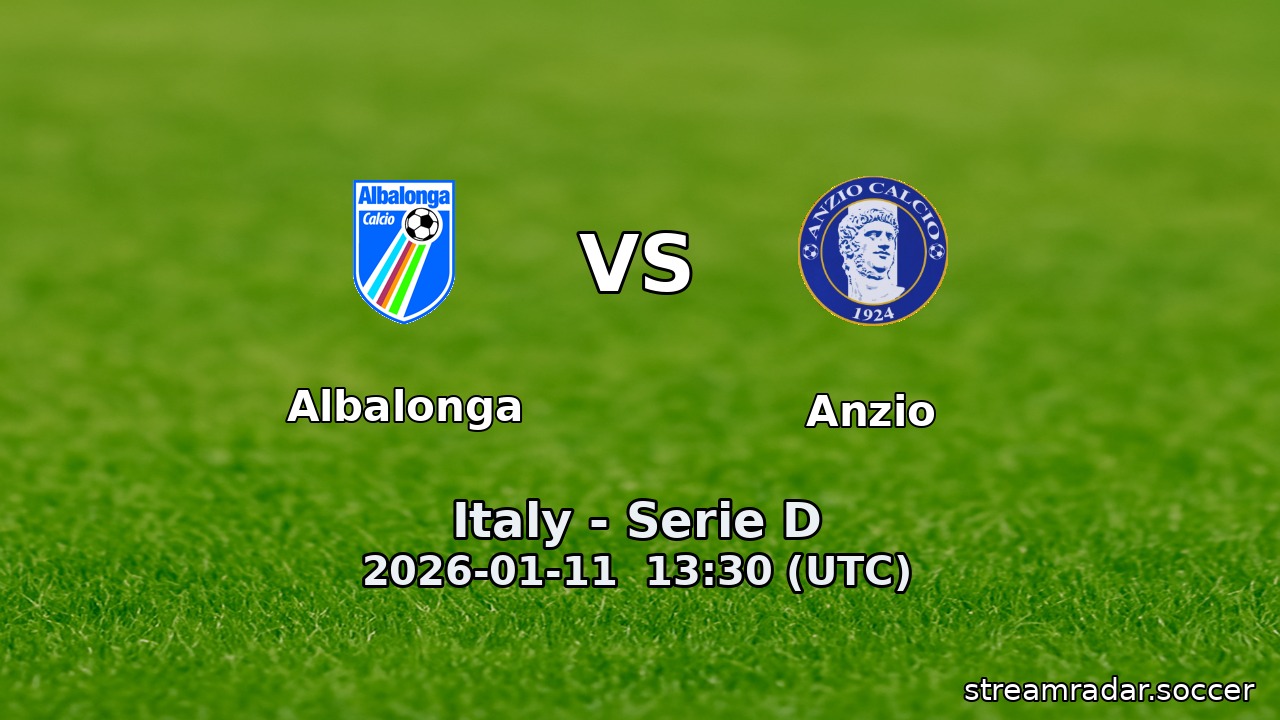Albalonga vs Anzio