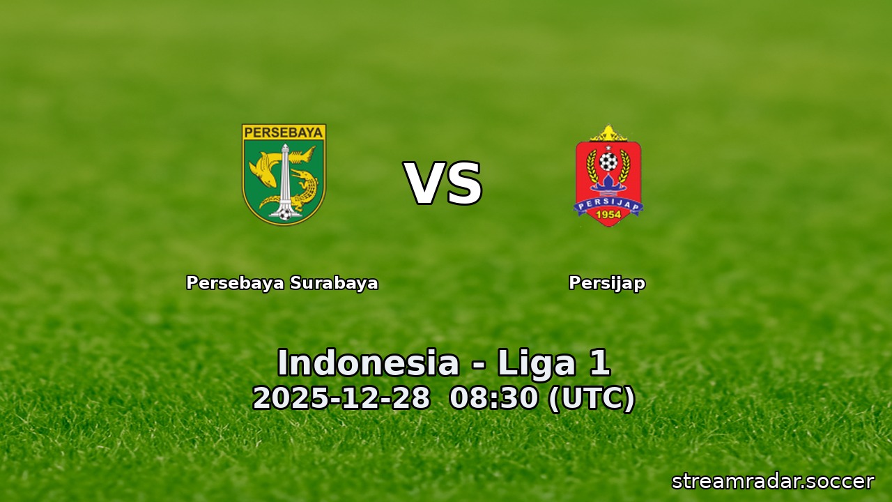 Persebaya Surabaya vs Persijap