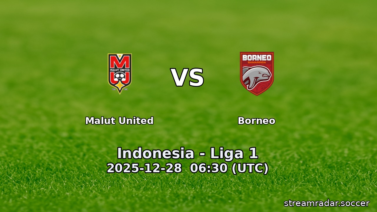 Malut United vs Borneo