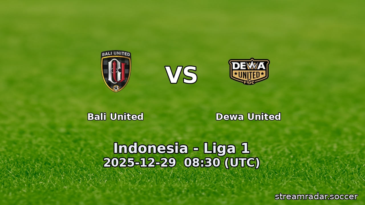 Bali United vs Dewa United