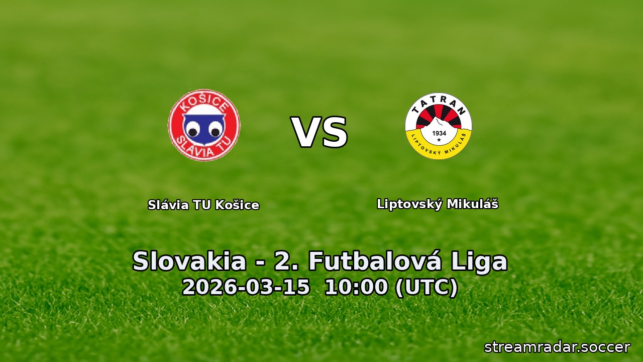 Slávia TU Košice vs Liptovský Mikuláš