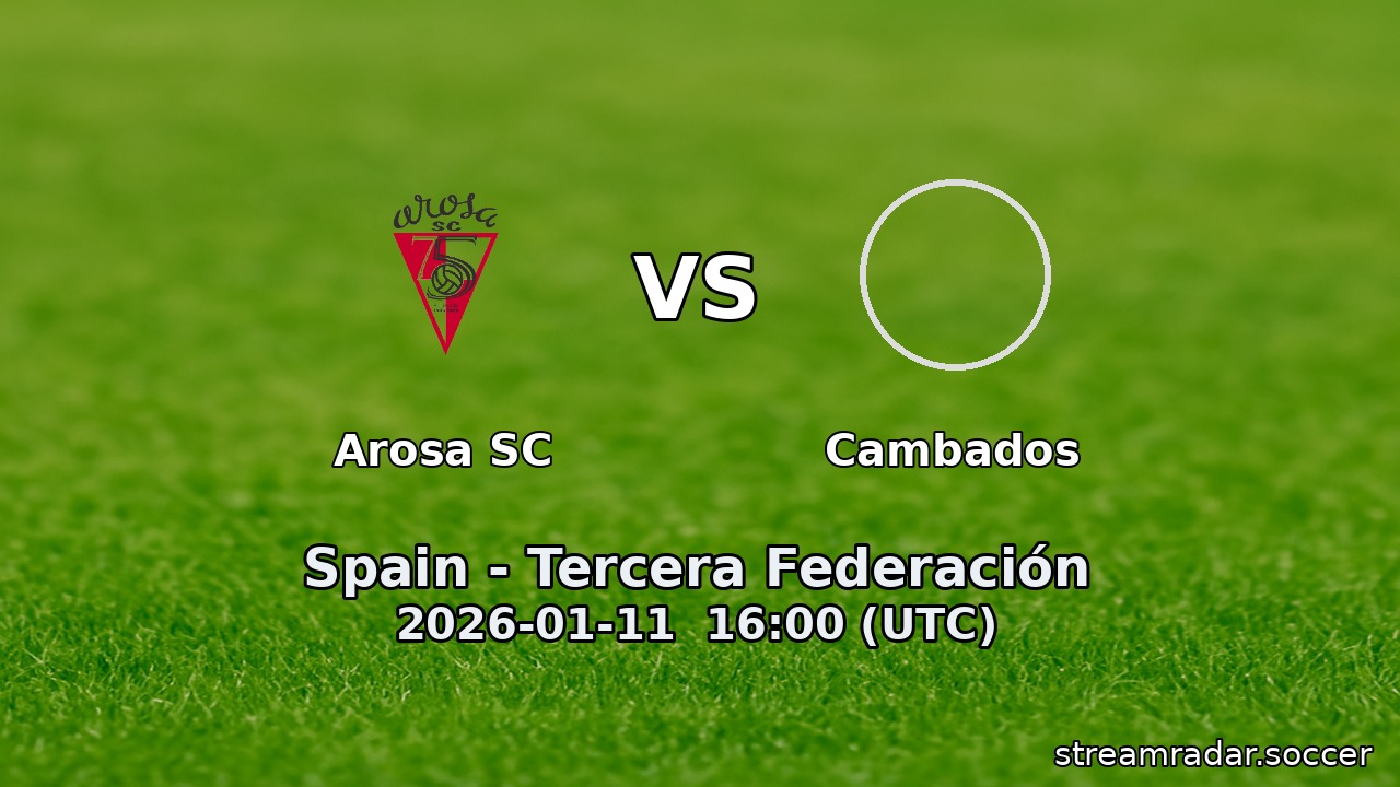 Arosa SC vs Cambados