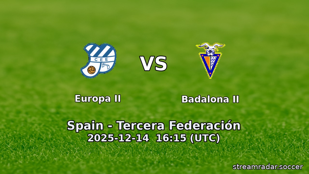 Europa II vs Badalona II