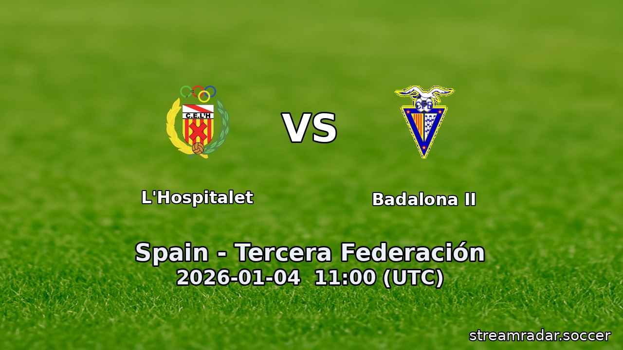 L'Hospitalet vs Badalona II