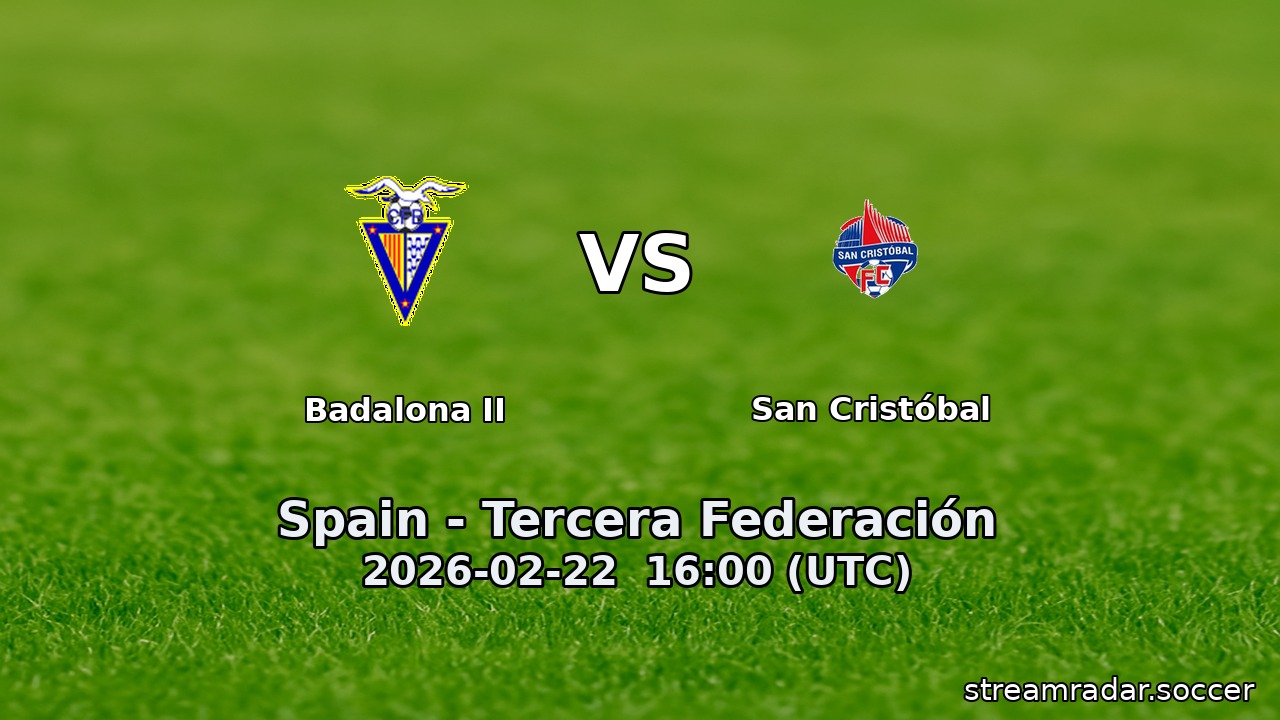 Badalona II vs San Cristóbal