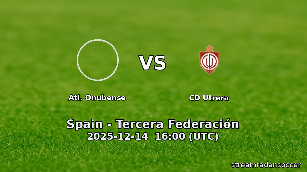Atl. Onubense vs CD Utrera