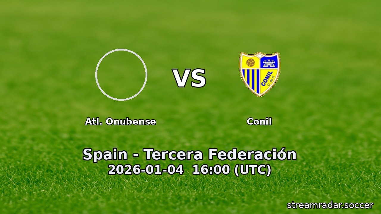 Atl. Onubense vs Conil