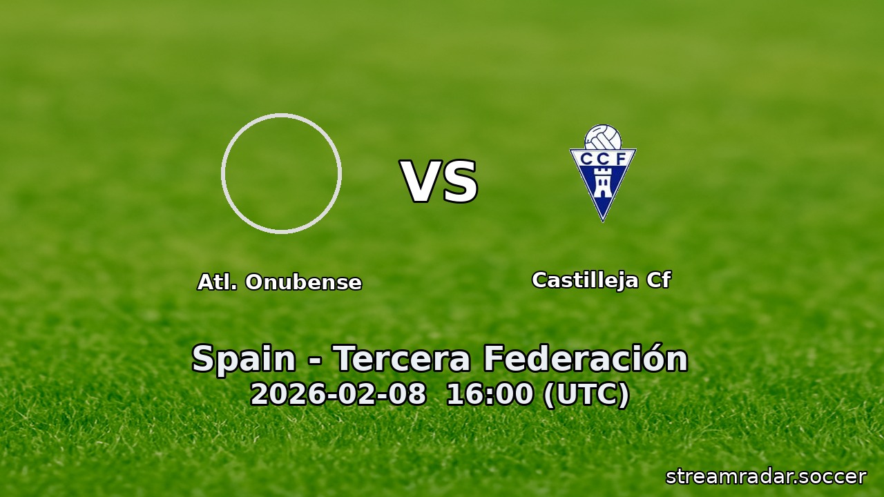 Atl. Onubense vs Castilleja Cf