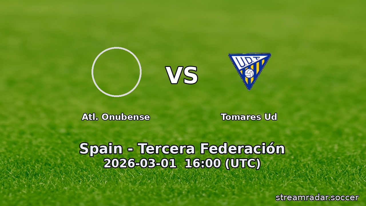 Atl. Onubense vs Tomares Ud