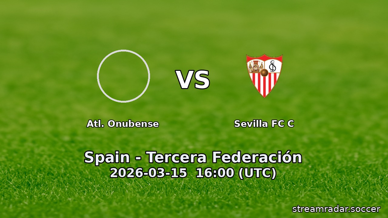 Atl. Onubense vs Sevilla FC C