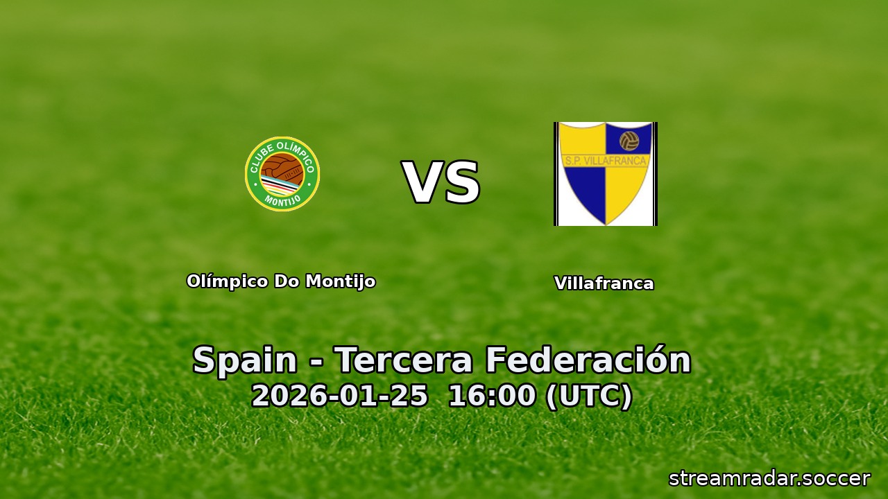 Olímpico Do Montijo vs Villafranca