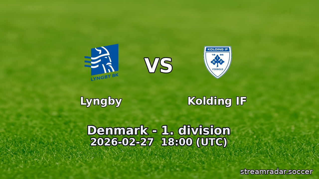 Lyngby vs Kolding IF