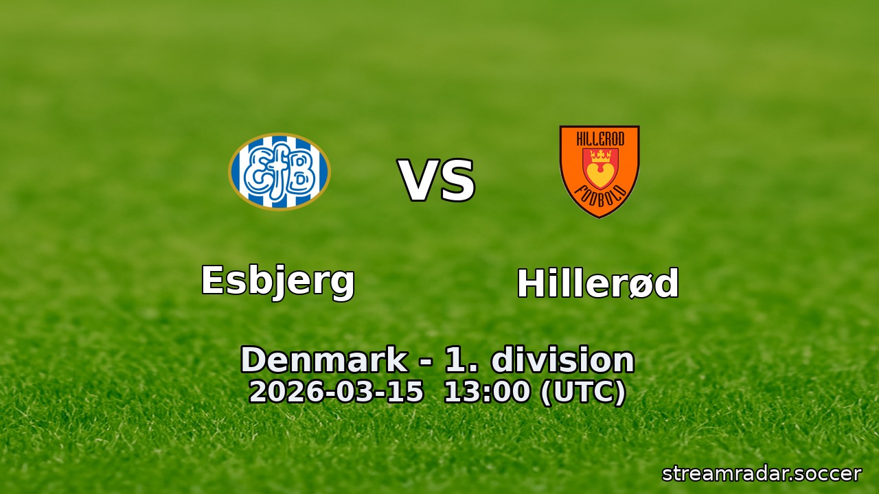Esbjerg vs Hillerød