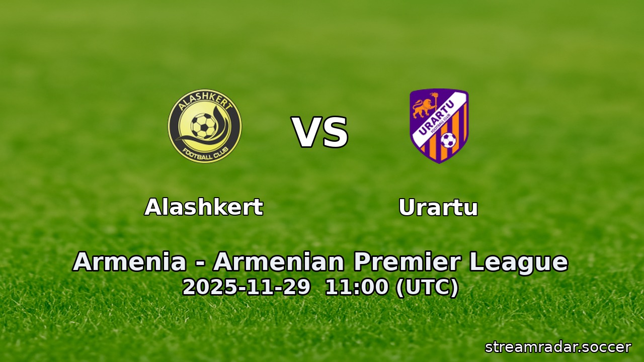 Alashkert vs Urartu