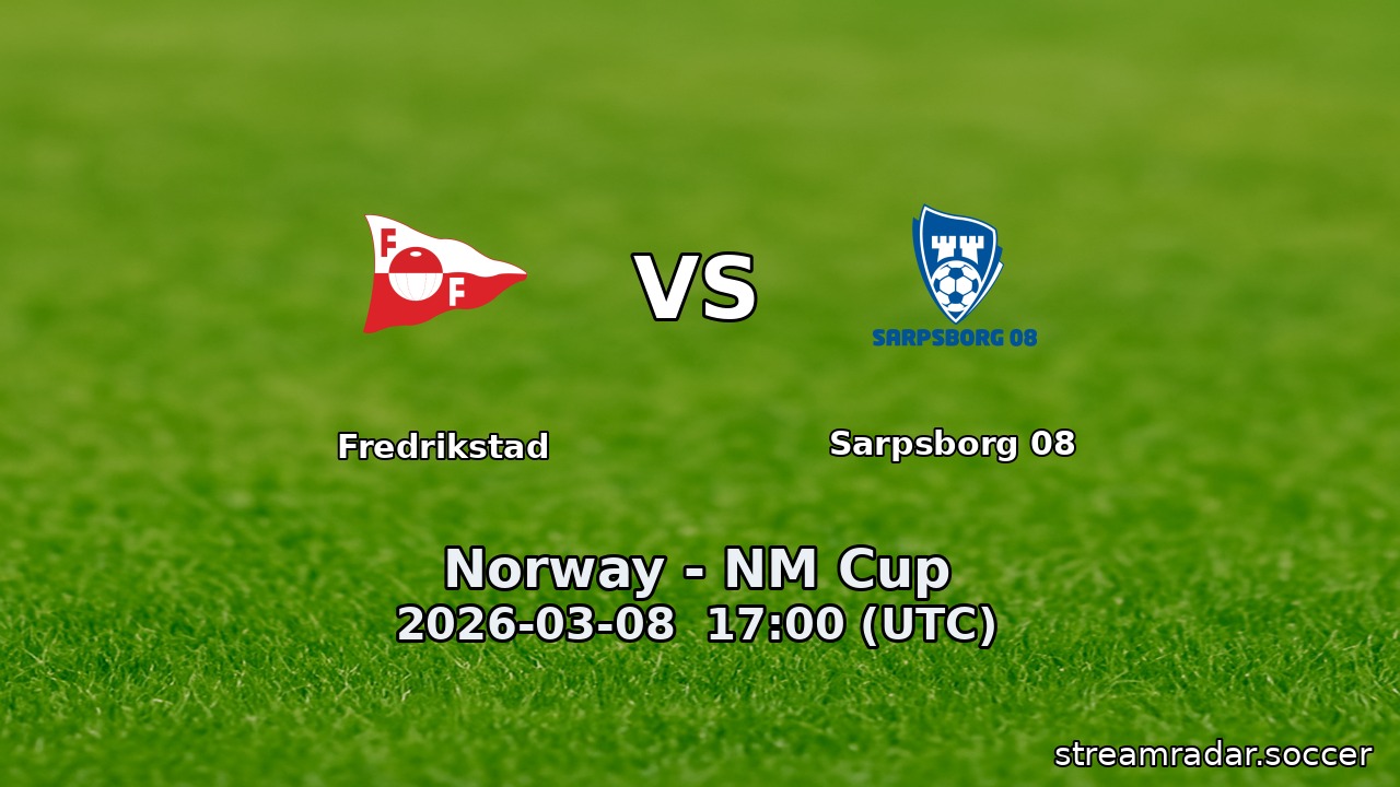 Fredrikstad vs Sarpsborg 08