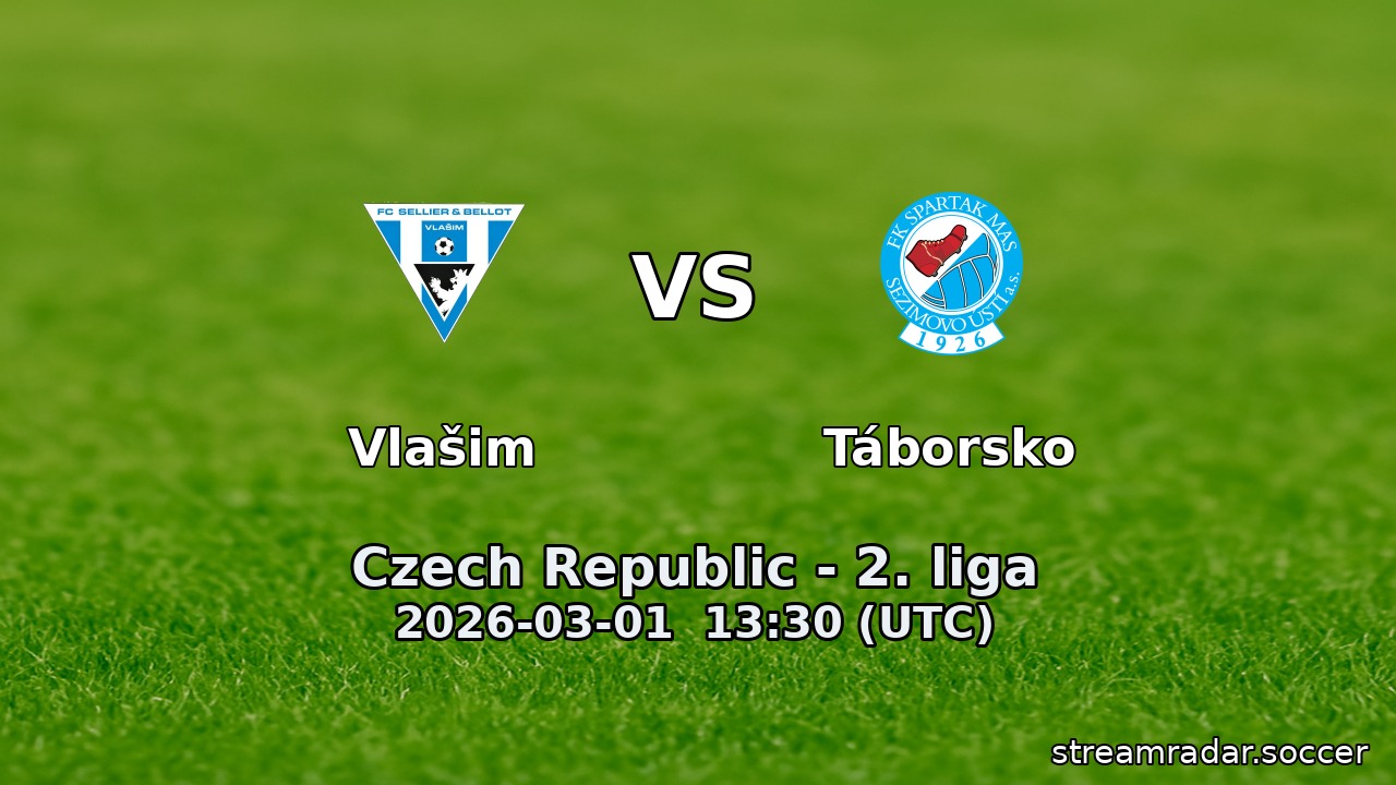 Vlašim vs Táborsko