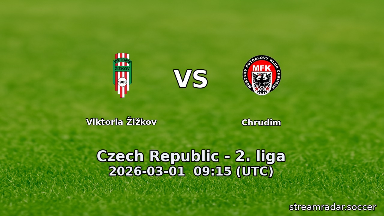 Viktoria Žižkov vs Chrudim