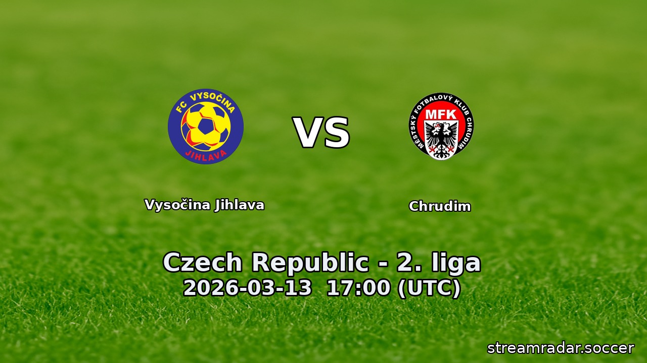 Vysočina Jihlava vs Chrudim