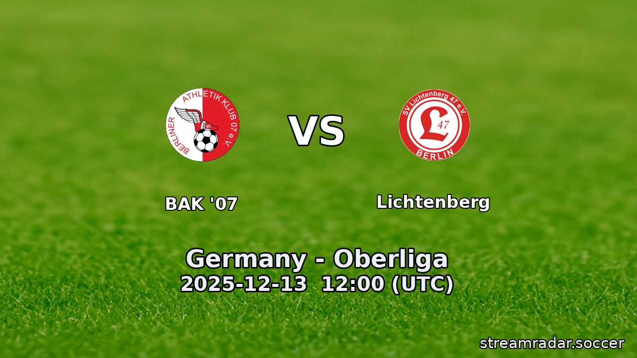 BAK '07 vs Lichtenberg