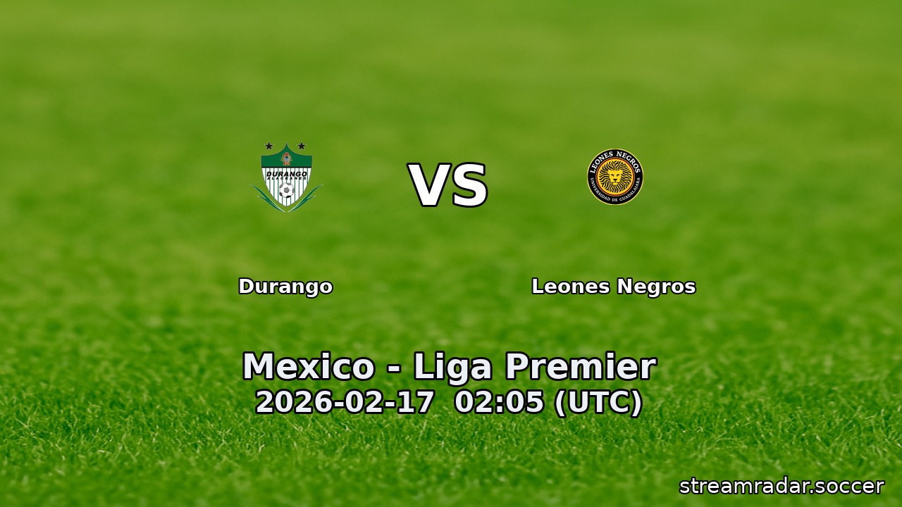 Durango vs Leones Negros