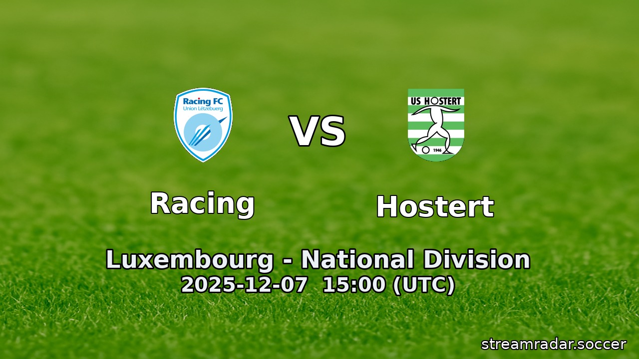 Racing vs Hostert