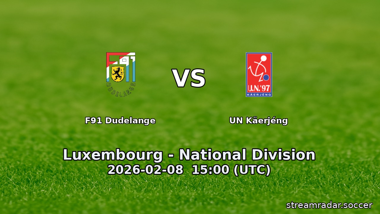 F91 Dudelange vs UN Käerjéng