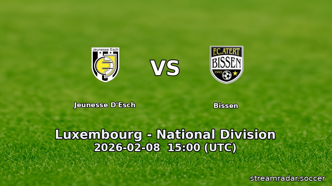 Jeunesse D'Esch vs Bissen
