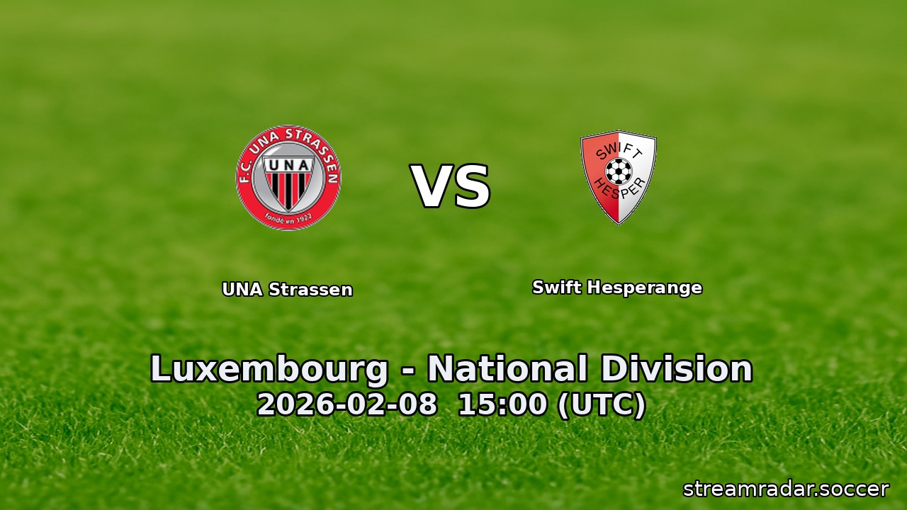 UNA Strassen vs Swift Hesperange