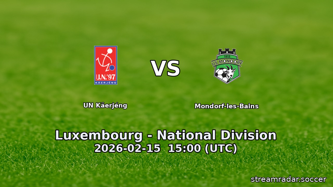 UN Käerjéng vs Mondorf-les-Bains