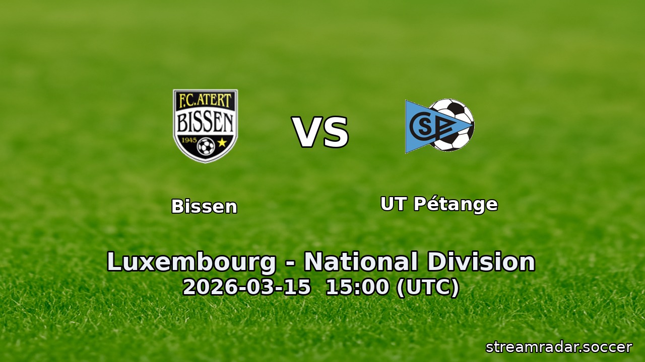 Bissen vs UT Pétange
