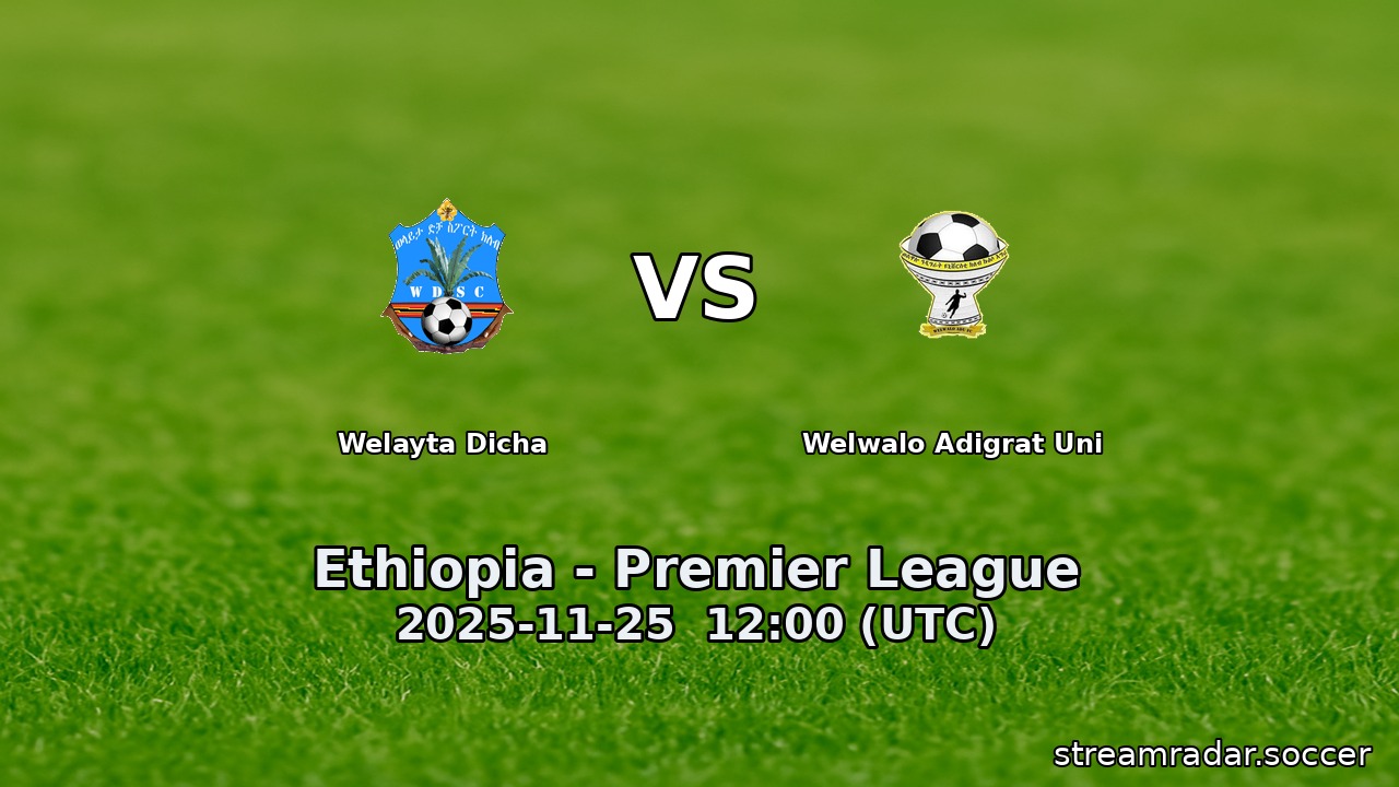 Welayta Dicha vs Welwalo Adigrat Uni