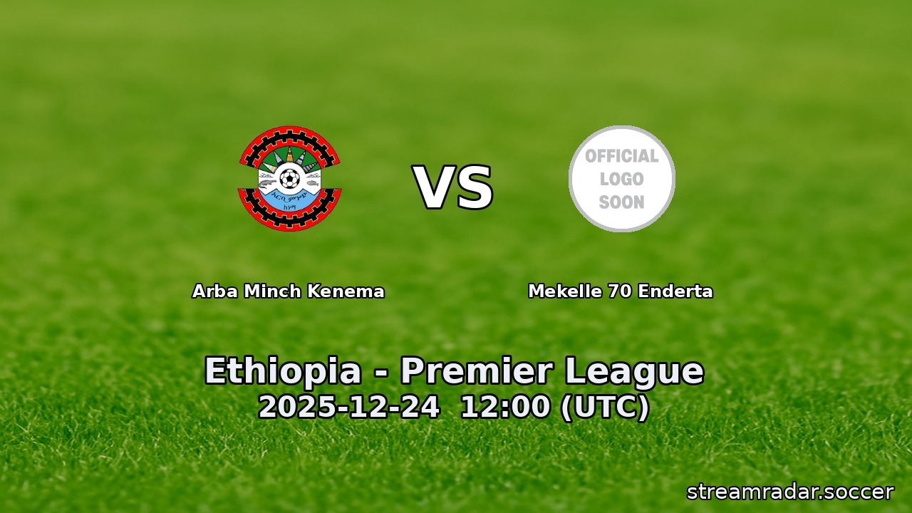 Arba Minch Kenema vs Mekelle 70 Enderta