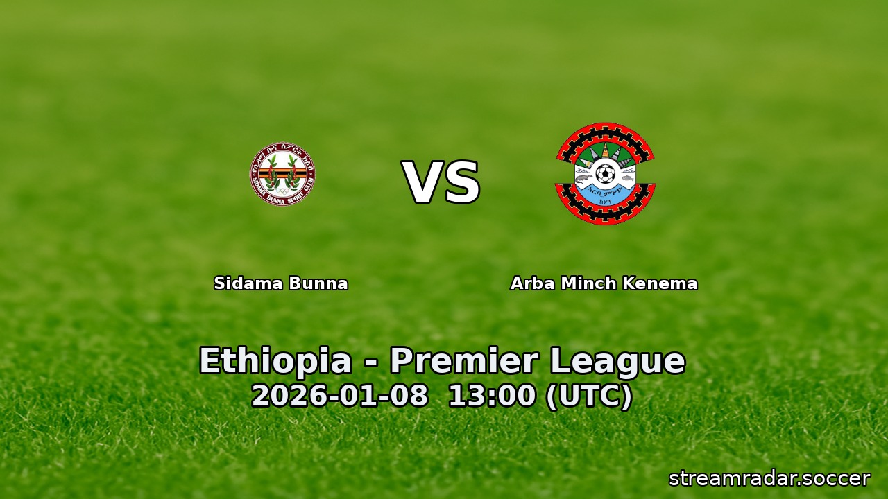 Sidama Bunna vs Arba Minch Kenema