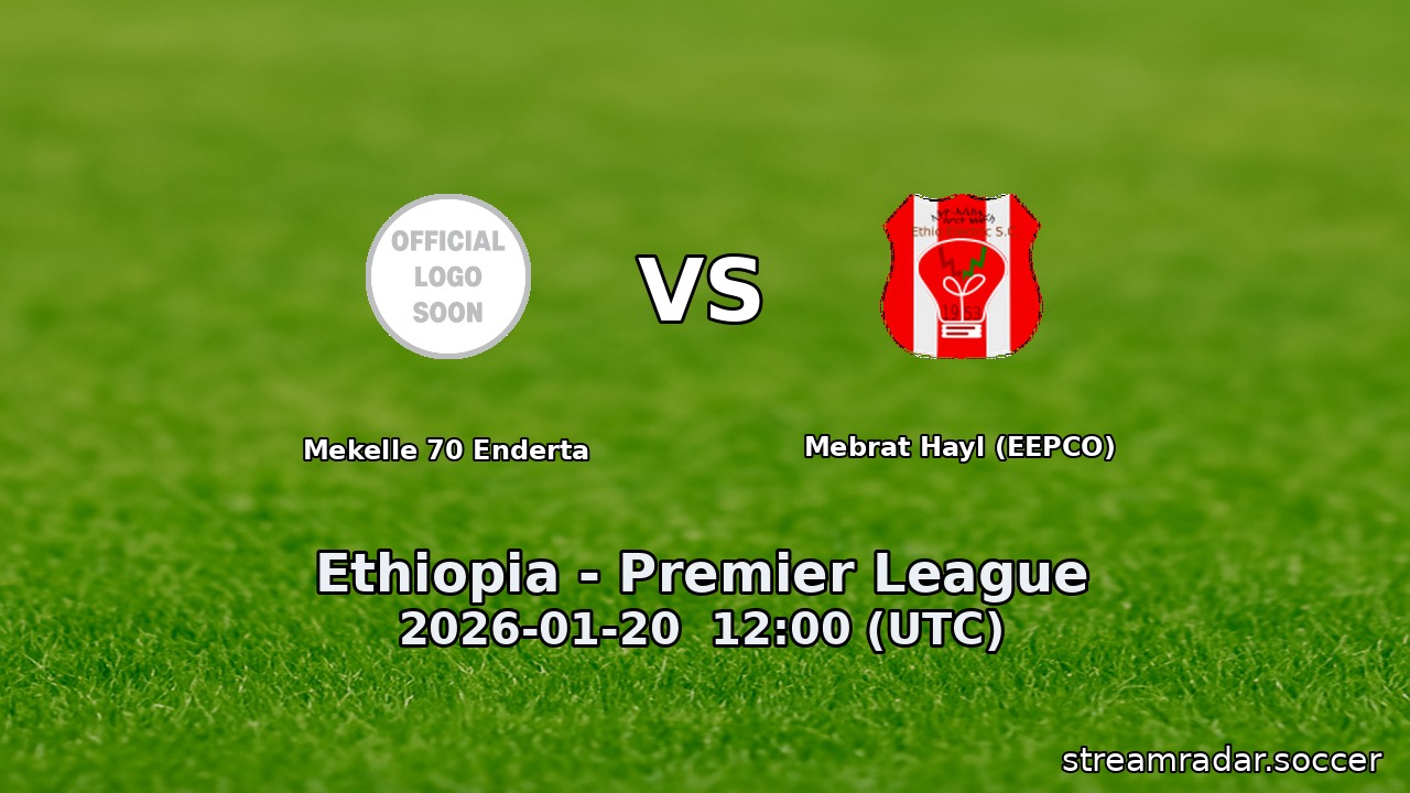 Mekelle 70 Enderta vs Mebrat Hayl (EEPCO)