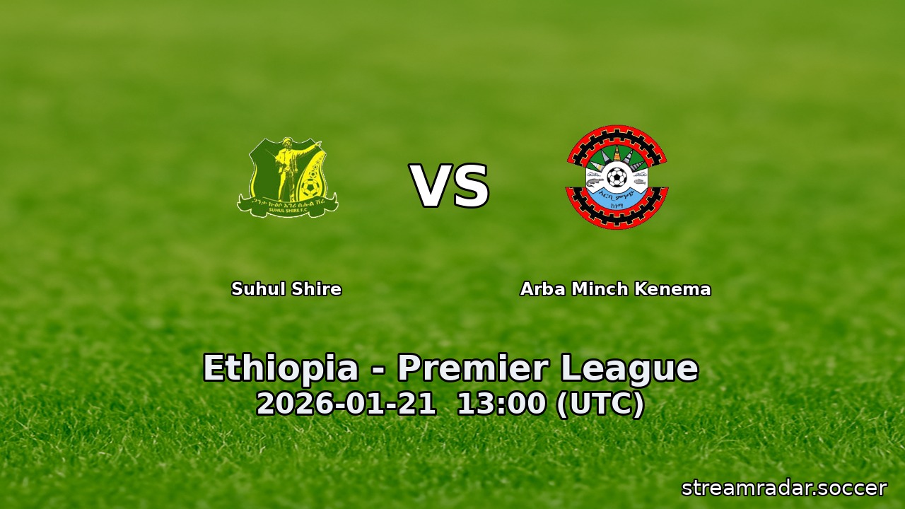 Suhul Shire vs Arba Minch Kenema