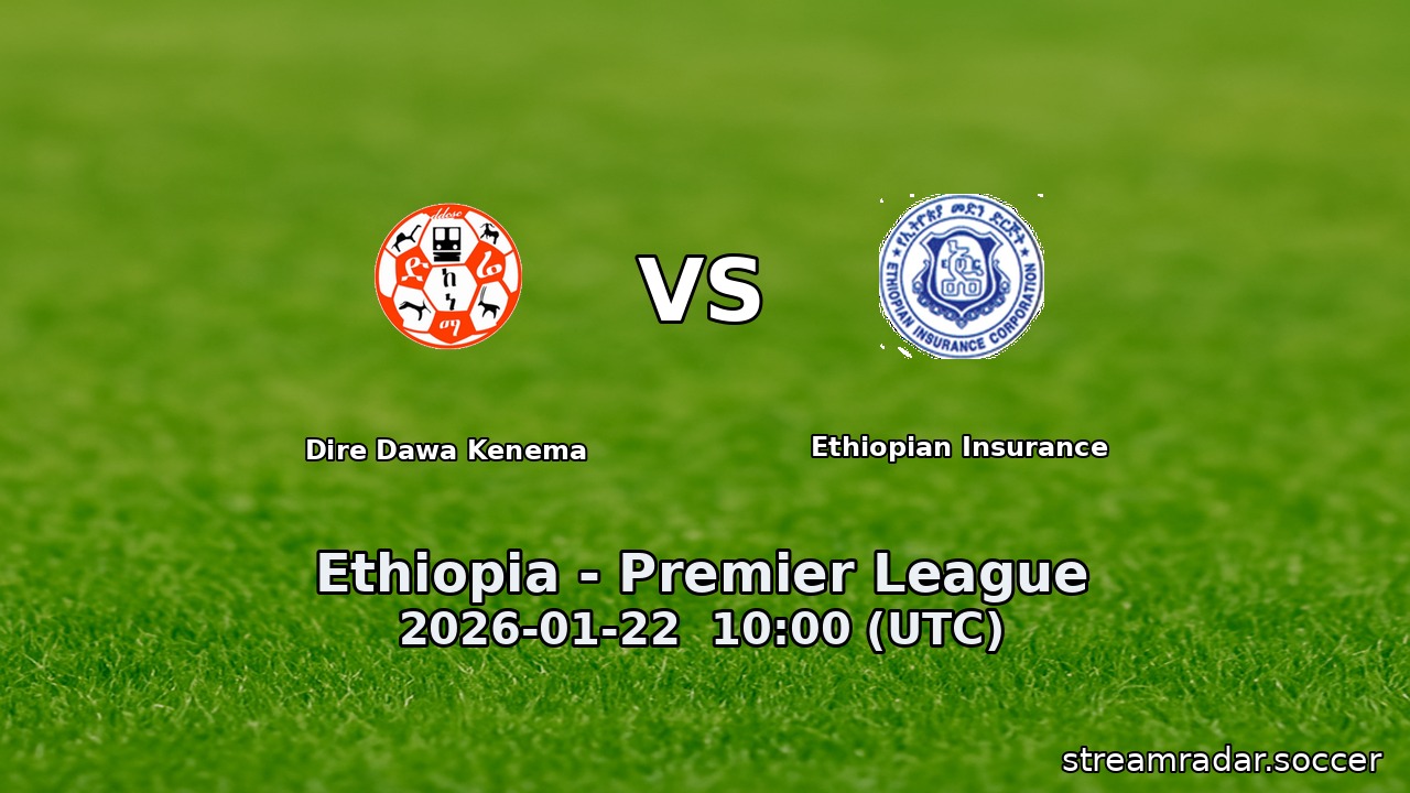 Dire Dawa Kenema vs Ethiopian Insurance