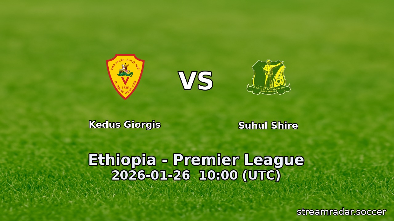 Kedus Giorgis vs Suhul Shire