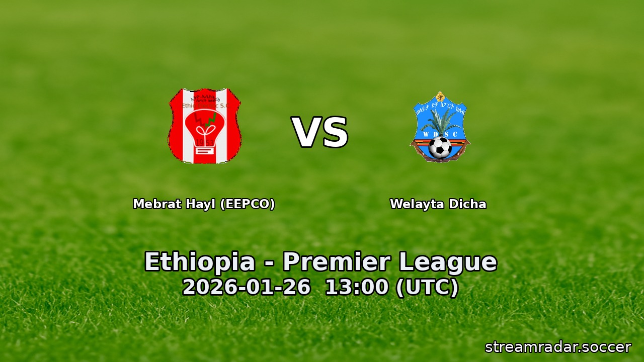 Mebrat Hayl (EEPCO) vs Welayta Dicha