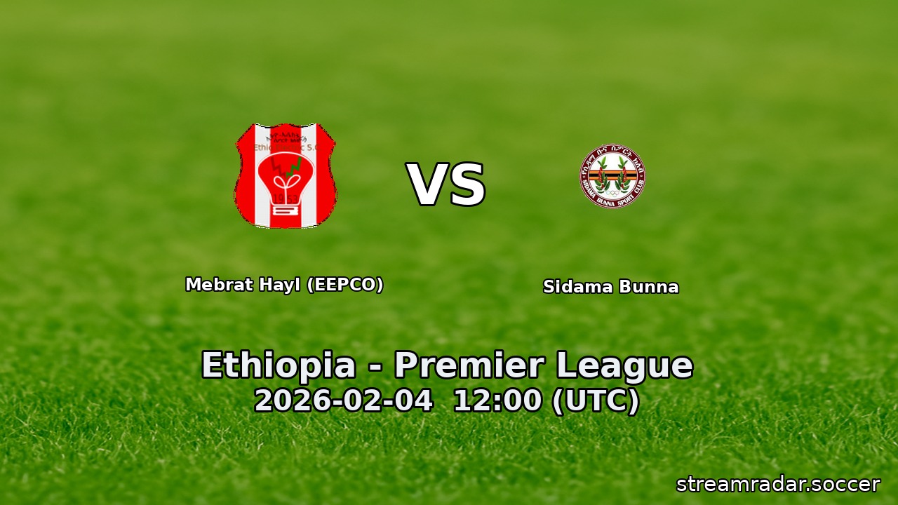 Mebrat Hayl (EEPCO) vs Sidama Bunna