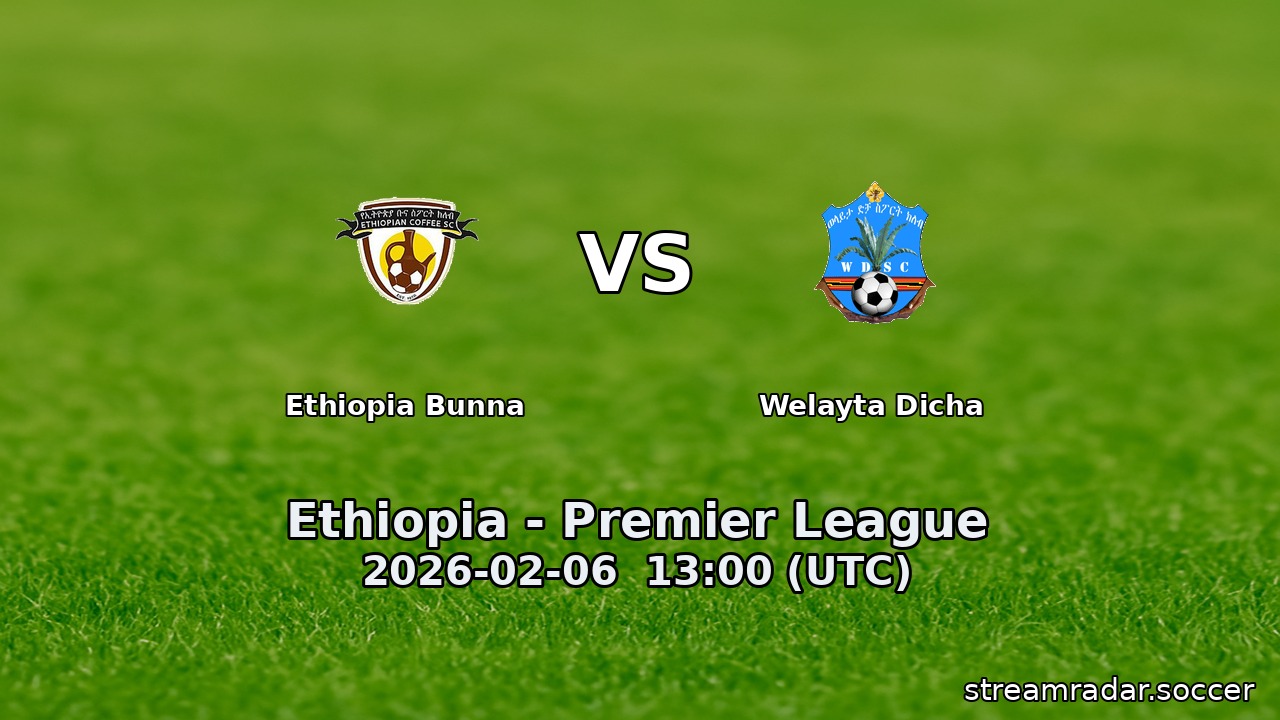 Ethiopia Bunna vs Welayta Dicha