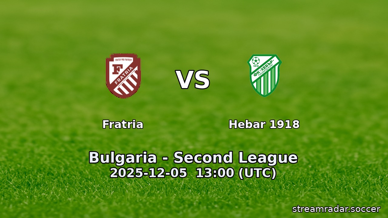 Fratria vs Hebar 1918