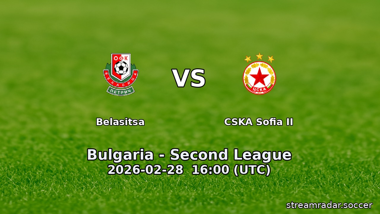 Belasitsa vs CSKA Sofia II