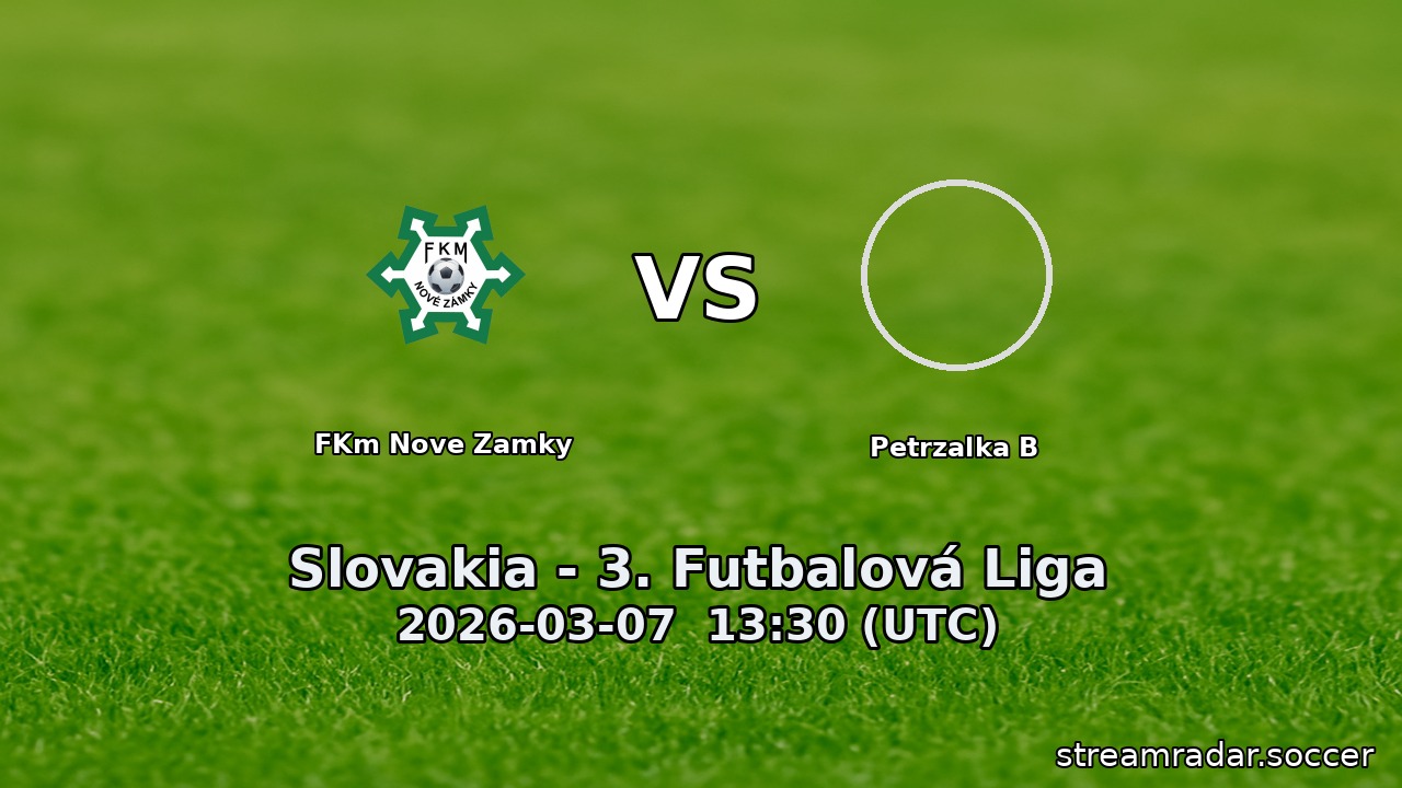 FKm Nove Zamky vs Petrzalka B